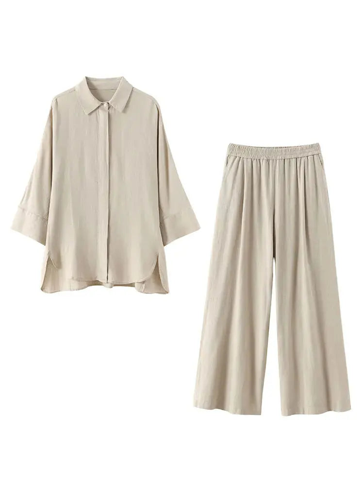 Nordspur | Veradelle Wide-Leg Trouser And Blouse Co-Ord