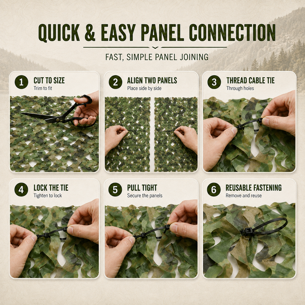Nordspur | Verdacamo Large Camouflage Mesh Roll
