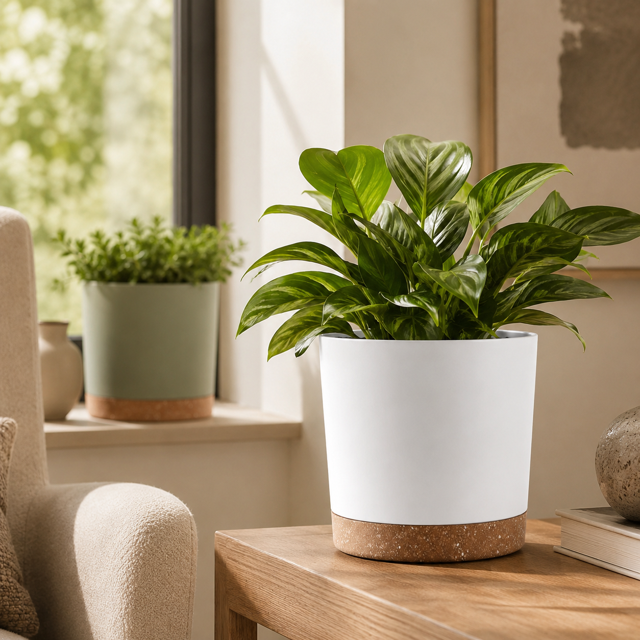 Nordspur | Verdara Large Lightweight Pot With Drainage Holes