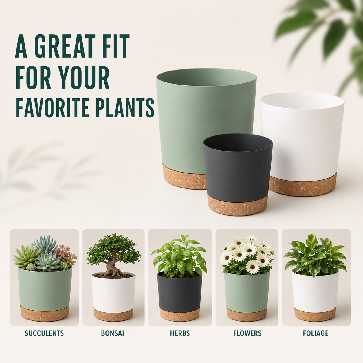Nordspur | Verdara Large Lightweight Pot With Drainage Holes