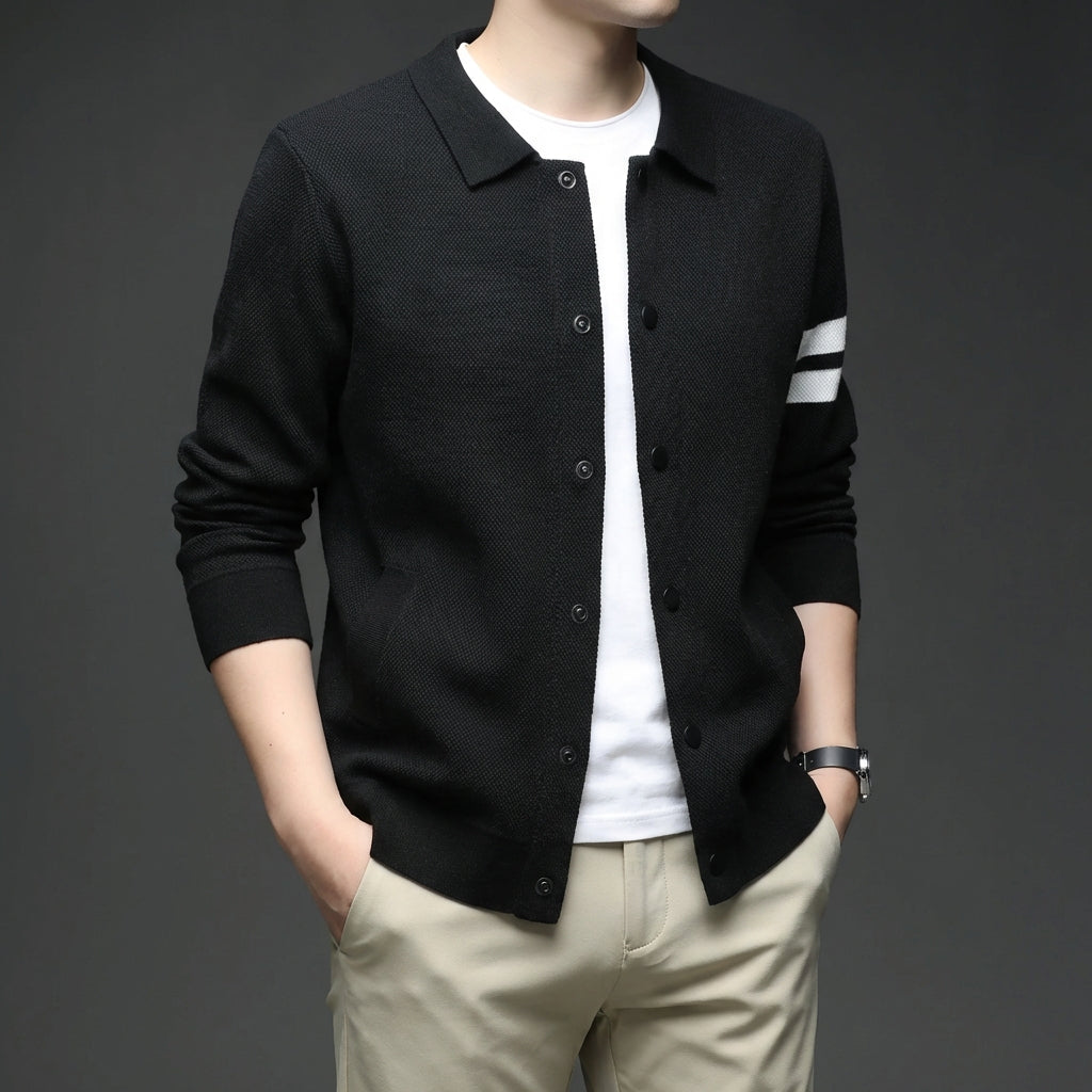 Nordspur | Vernox Men Collar Cardigan Sweater
