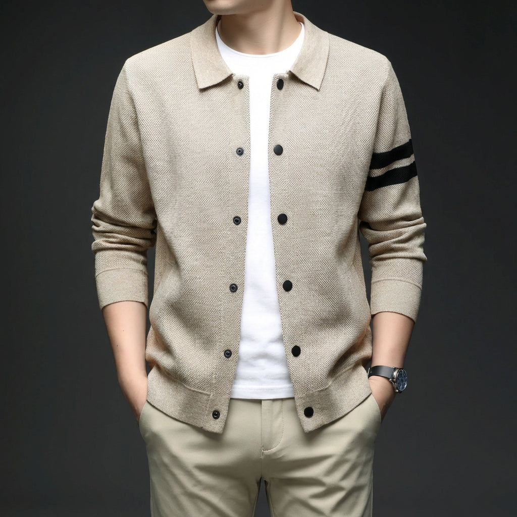 Nordspur | Vernox Men Collar Cardigan Sweater