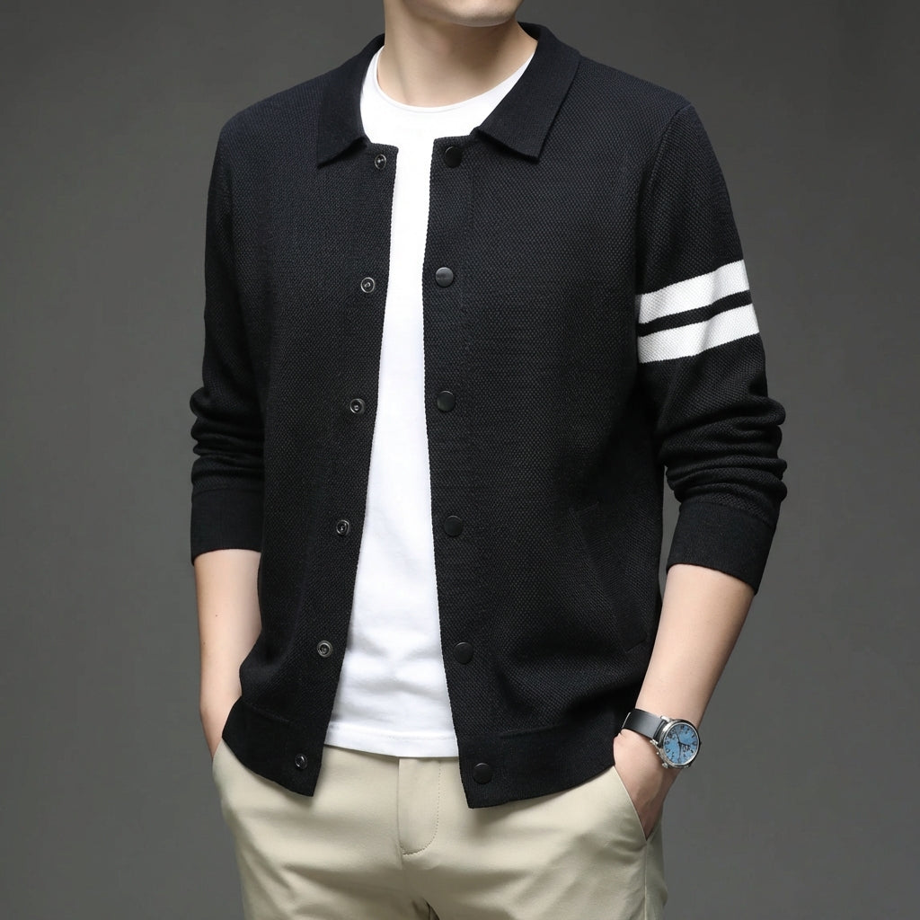 Nordspur | Vernox Men Collar Cardigan Sweater