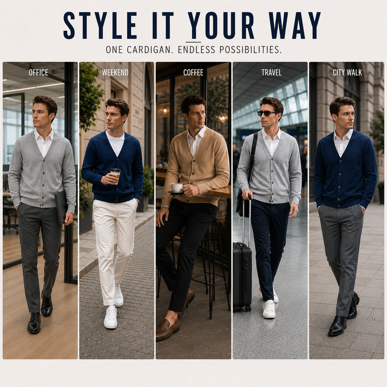 Nordspur | Verridan Classic V Neck Cardigan