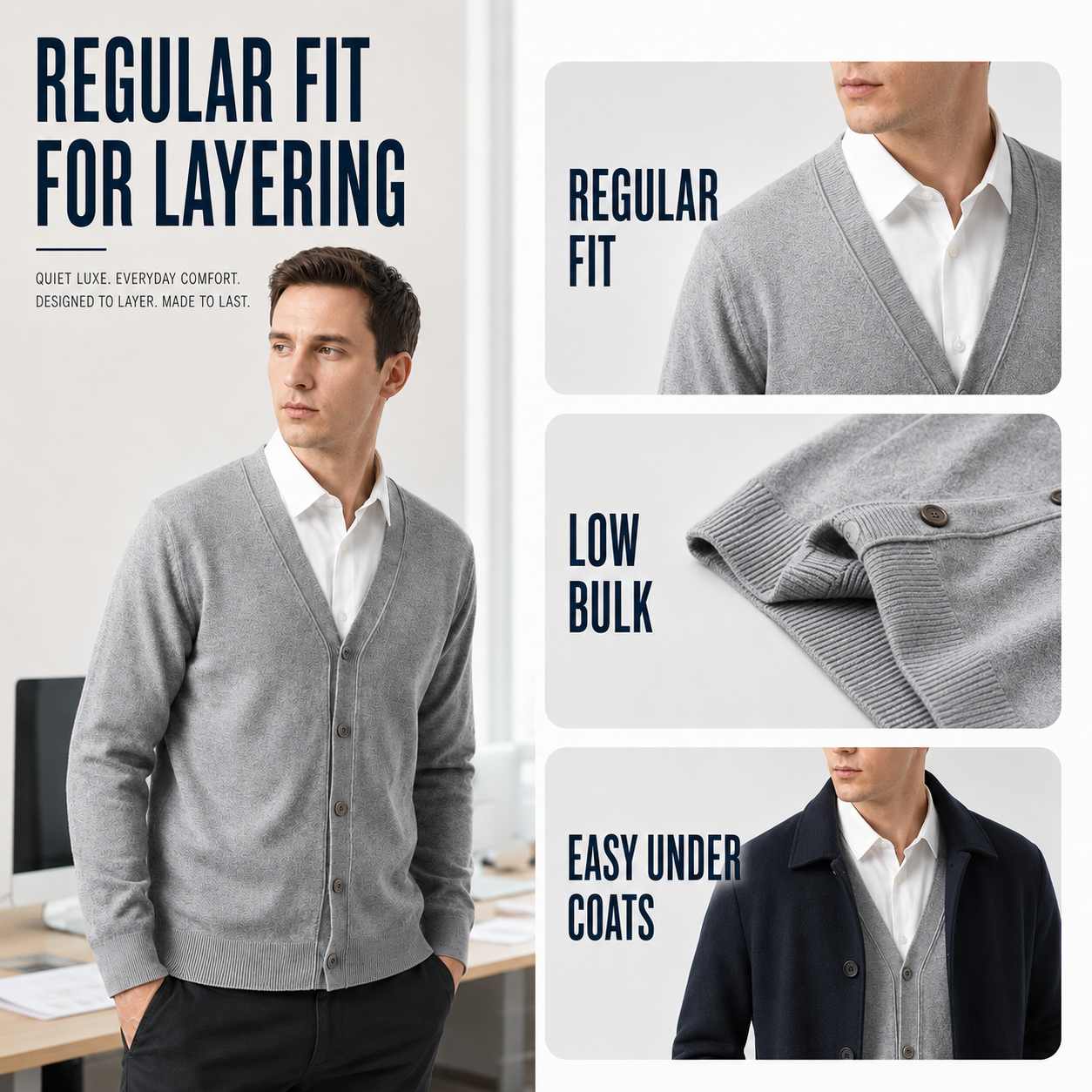 Nordspur | Verridan Classic V Neck Cardigan
