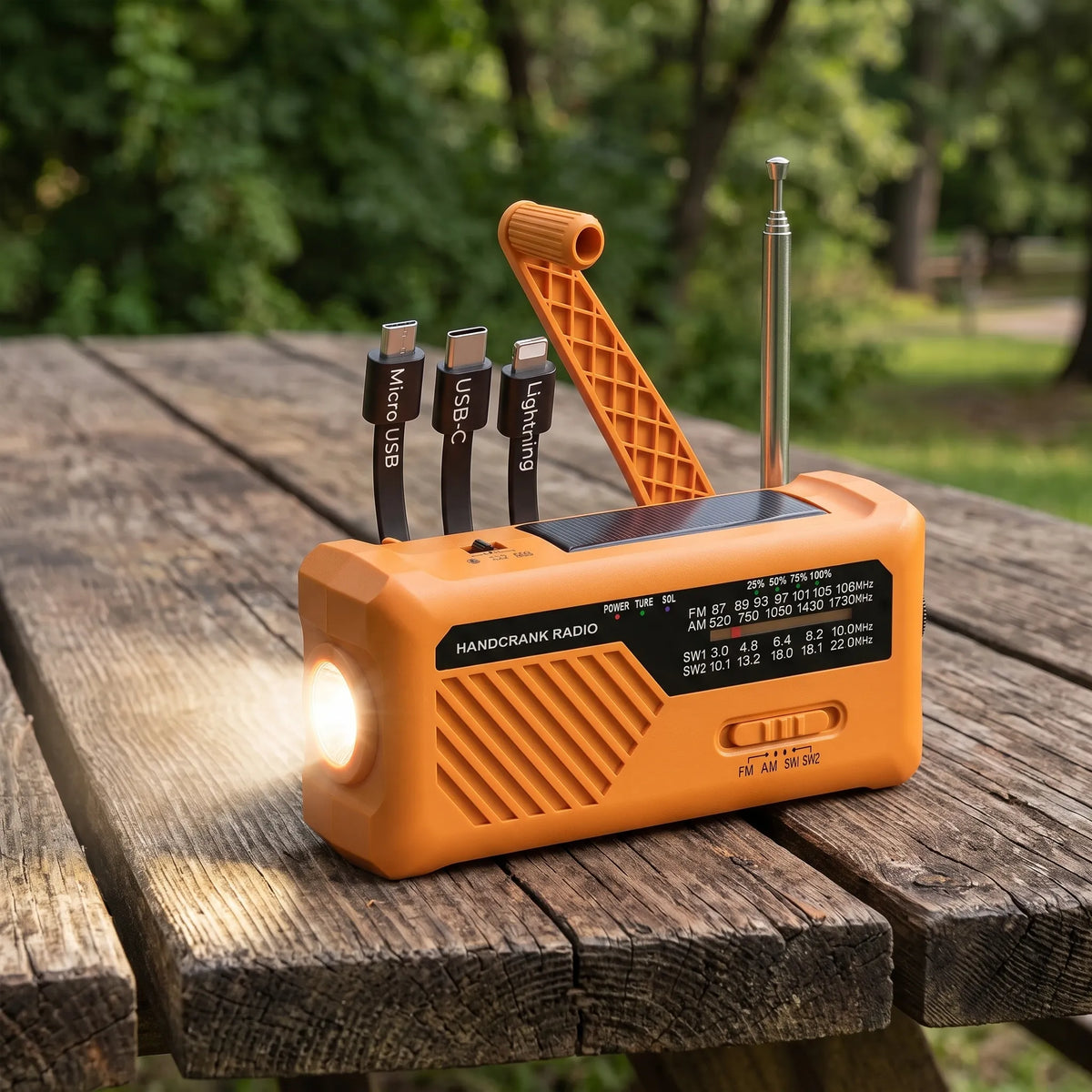 Nordspur | Vervanta Portable Hand Crank Emergency Weather Radio