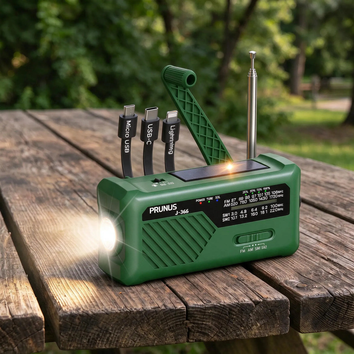Nordspur | Vervanta Portable Hand Crank Emergency Weather Radio