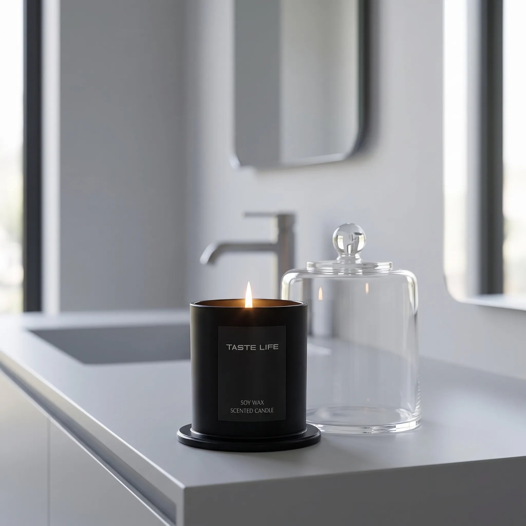 Nordspur | Vespera Modern Black Decorative Scented Candle