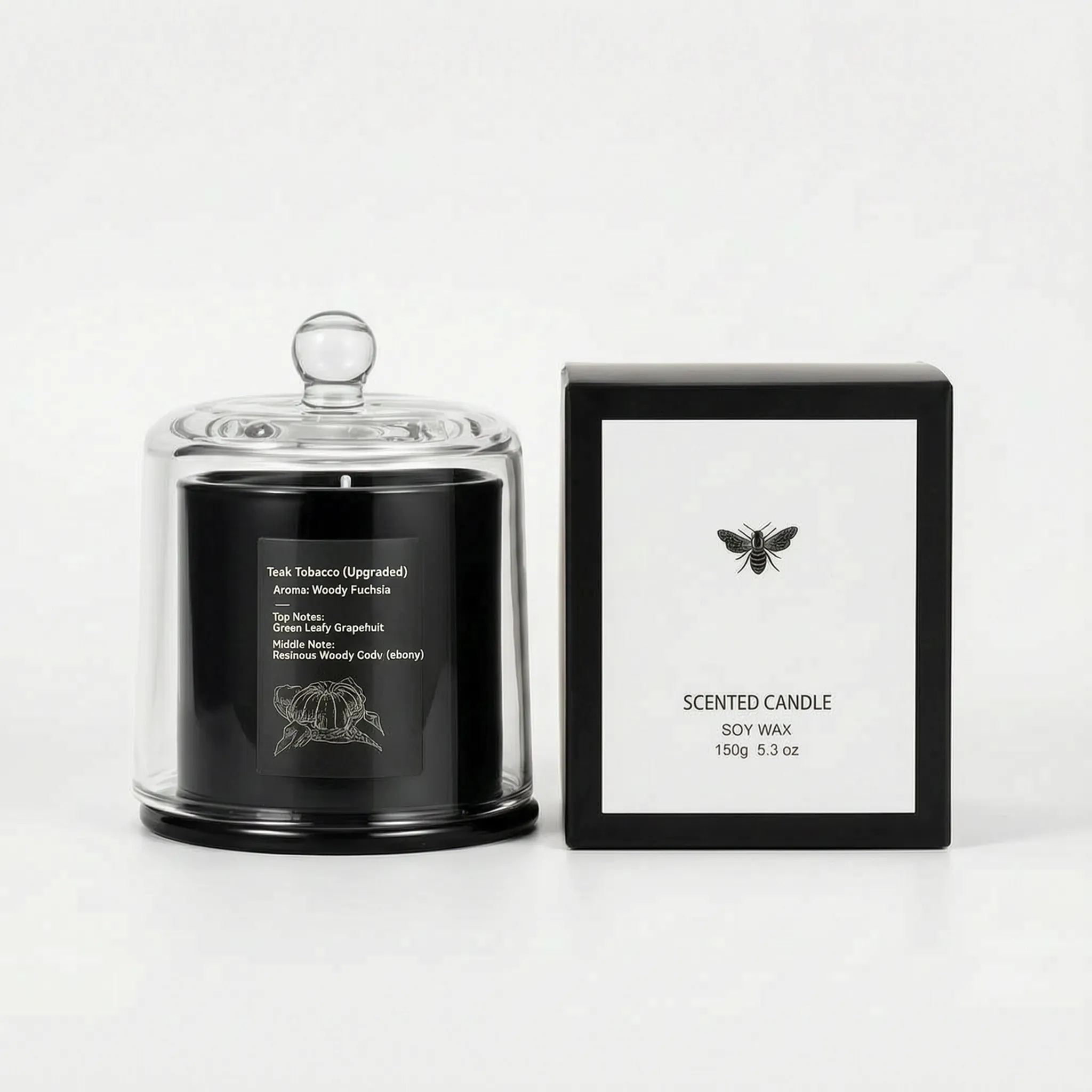 Nordspur | Vespera Modern Black Decorative Scented Candle