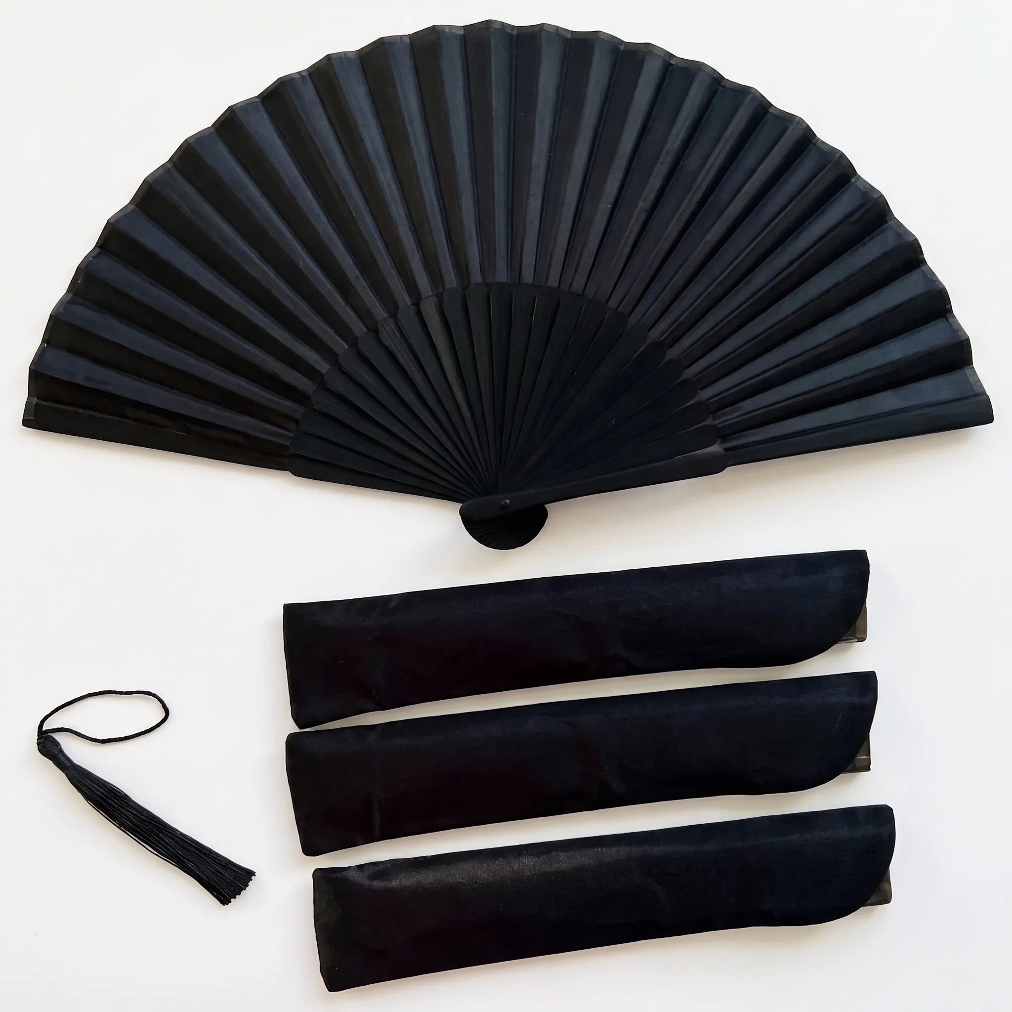 Nordspur | Vespira Vintage Style Black Hand Fan