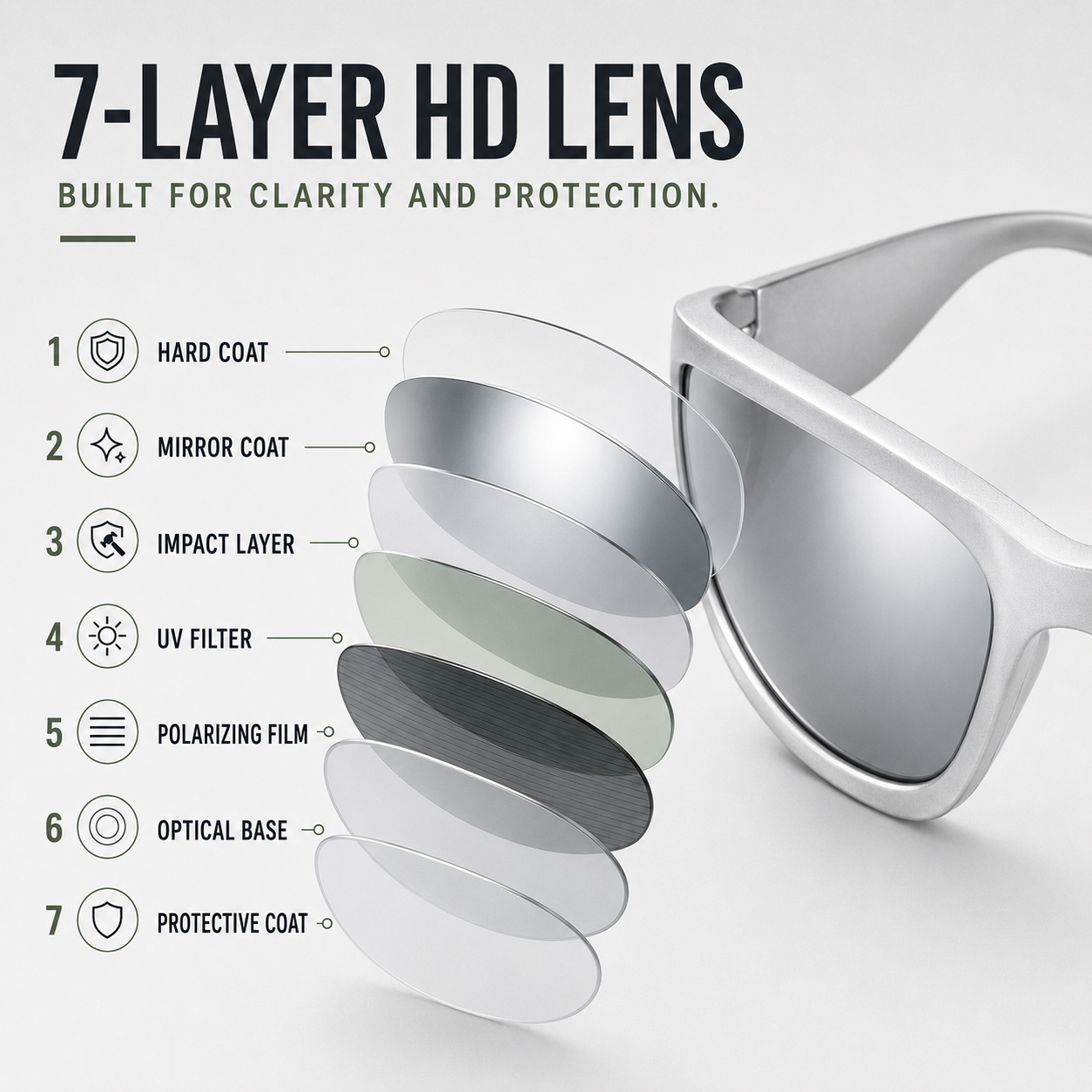 Nordspur | Vextron Wraparound Uv400 Sport Sunglasses