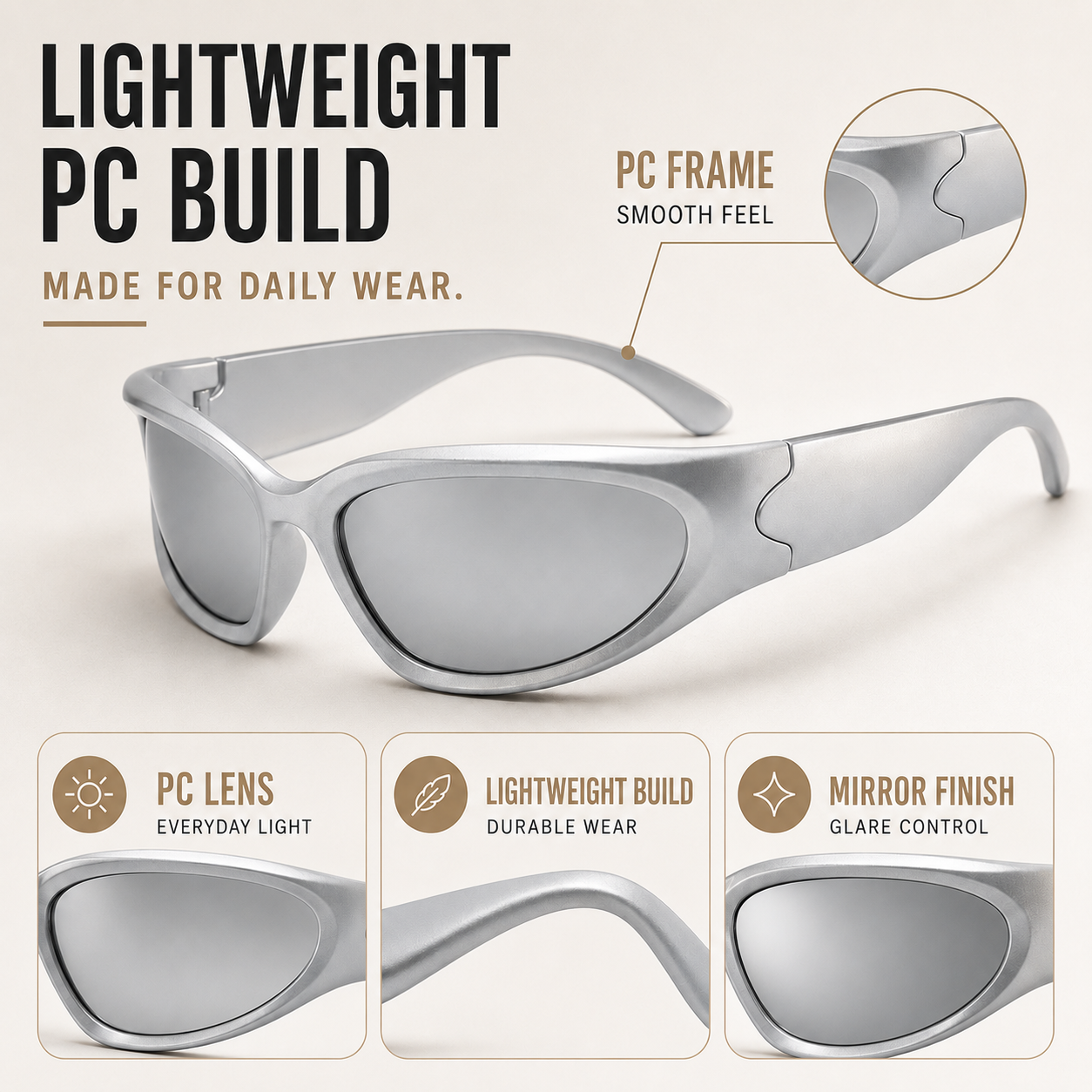 Nordspur | Vextron Wraparound Uv400 Sport Sunglasses