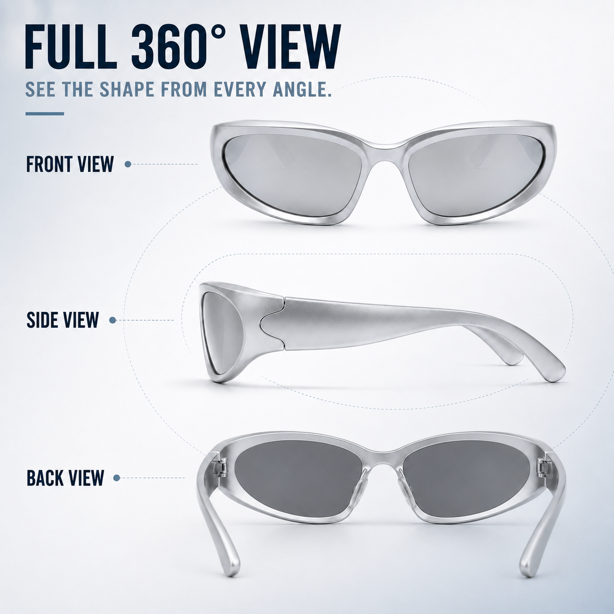 Nordspur | Vextron Wraparound Uv400 Sport Sunglasses