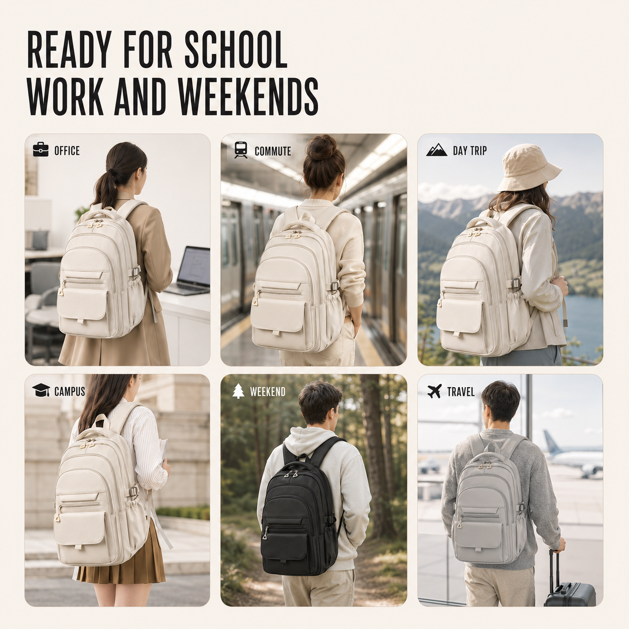 Nordspur | Veylore Multi Layer Oxford Backpack