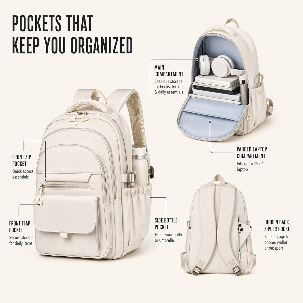 Nordspur | Veylore Multi Layer Oxford Backpack