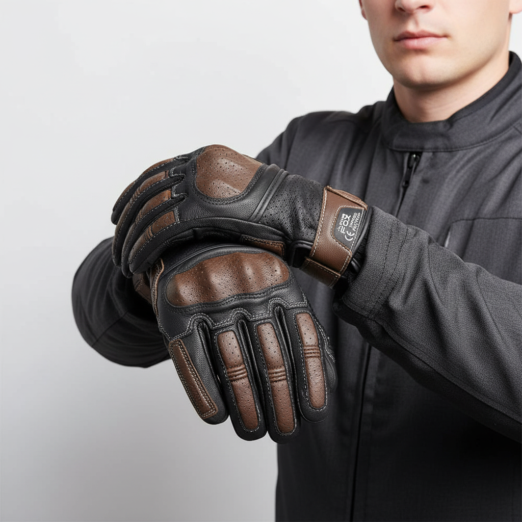 Nordspur | Vintage Brown Leather Gloves