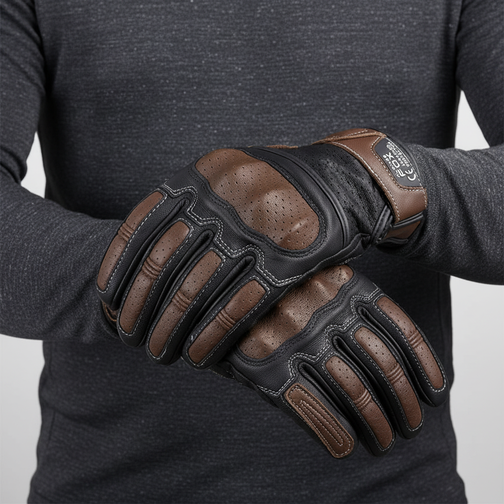Nordspur | Vintage Brown Leather Gloves