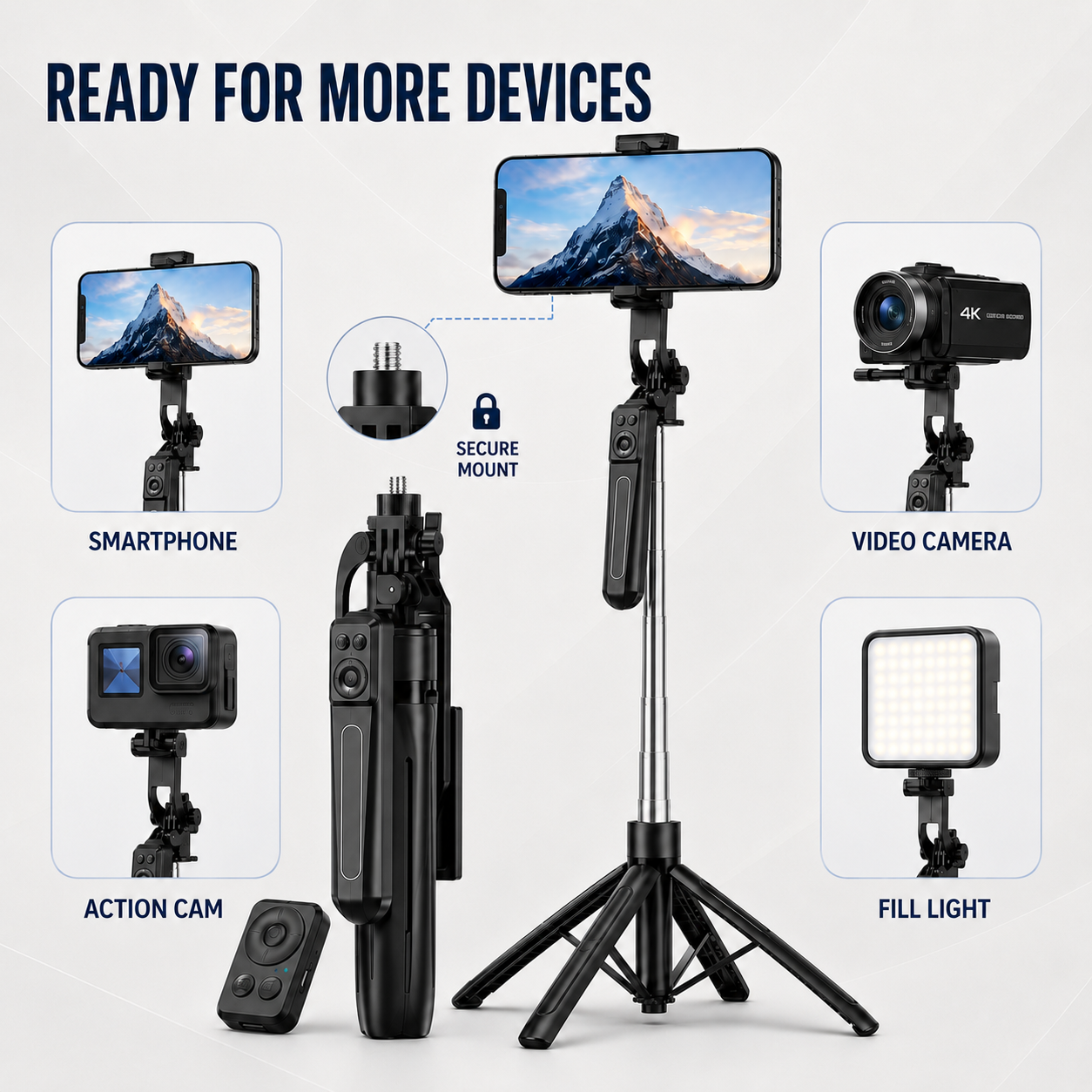 Nordspur | Virella Collapsible Stainless Steel Tripod