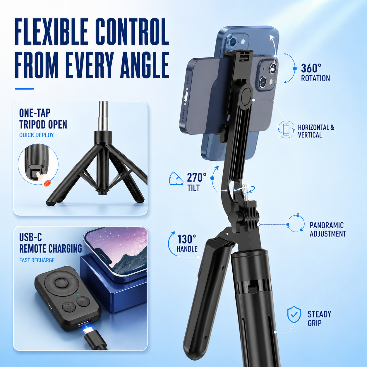 Nordspur | Virella Collapsible Stainless Steel Tripod