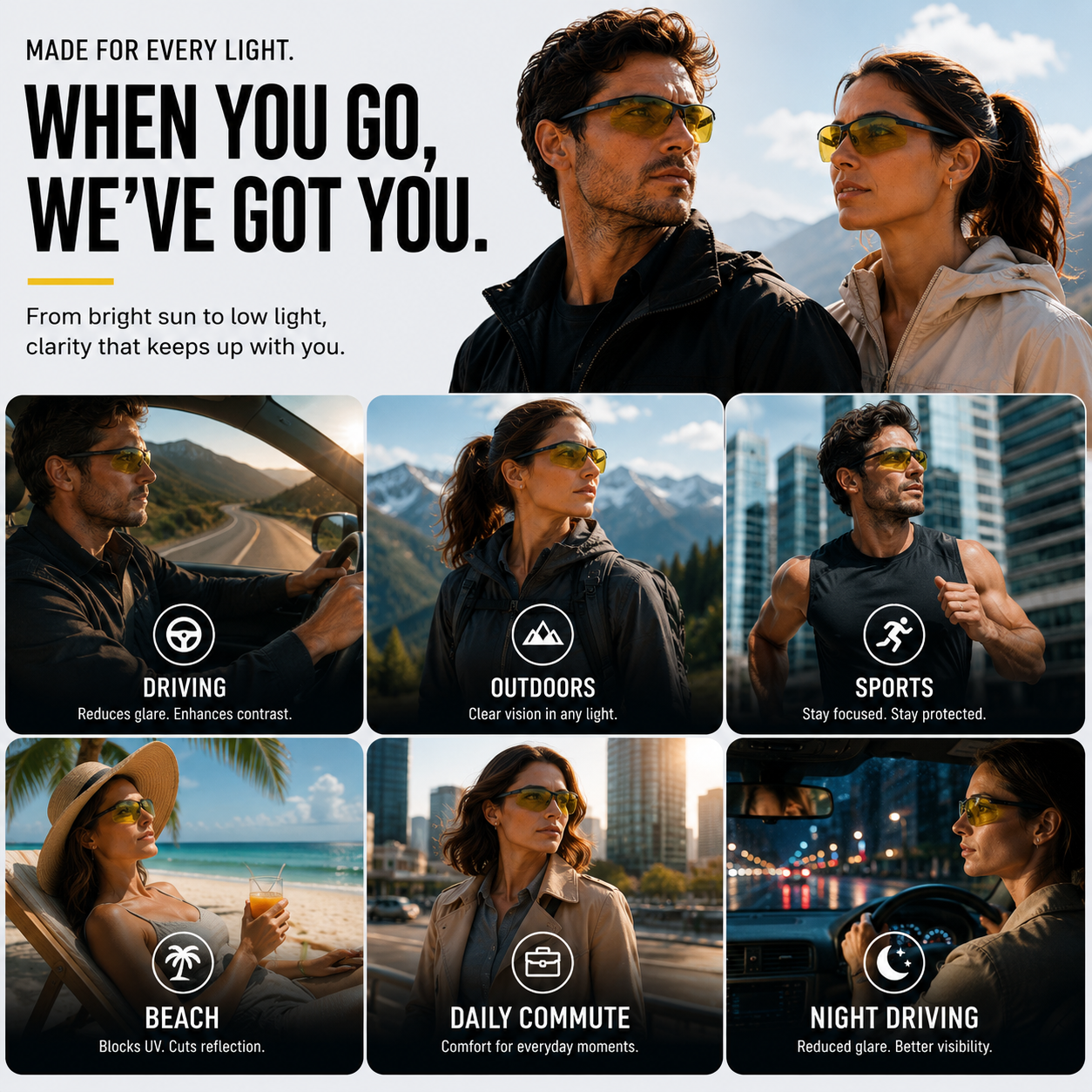 Nordspur | Visentra Lightweight Frameless Polarised Sunglasses