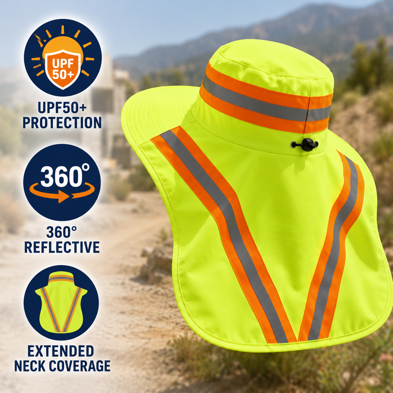 Nordspur | Visishade High Visibility Bucket Hat