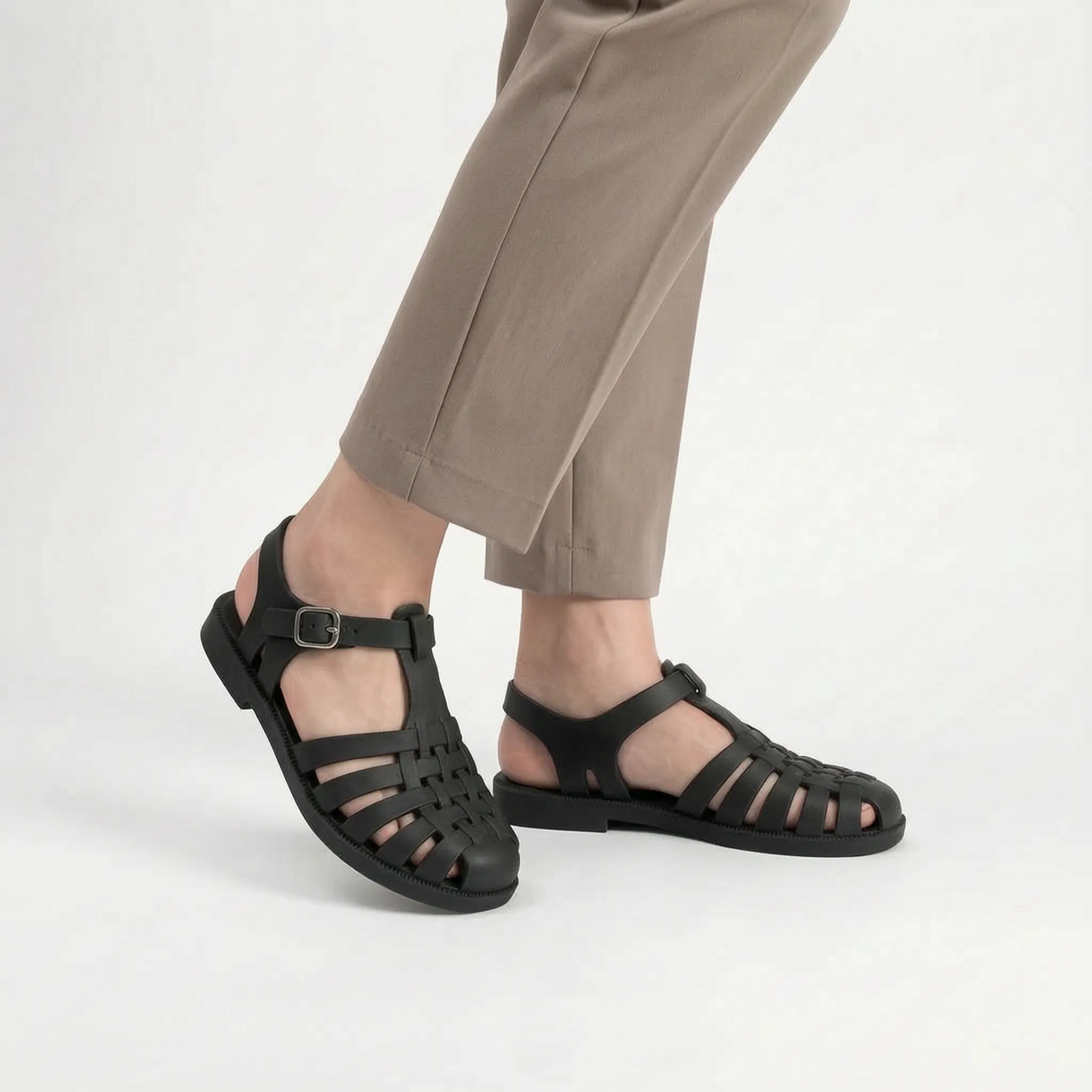 Nordspur | VittoriaSteps Woven Cage Gladiator Sandals
