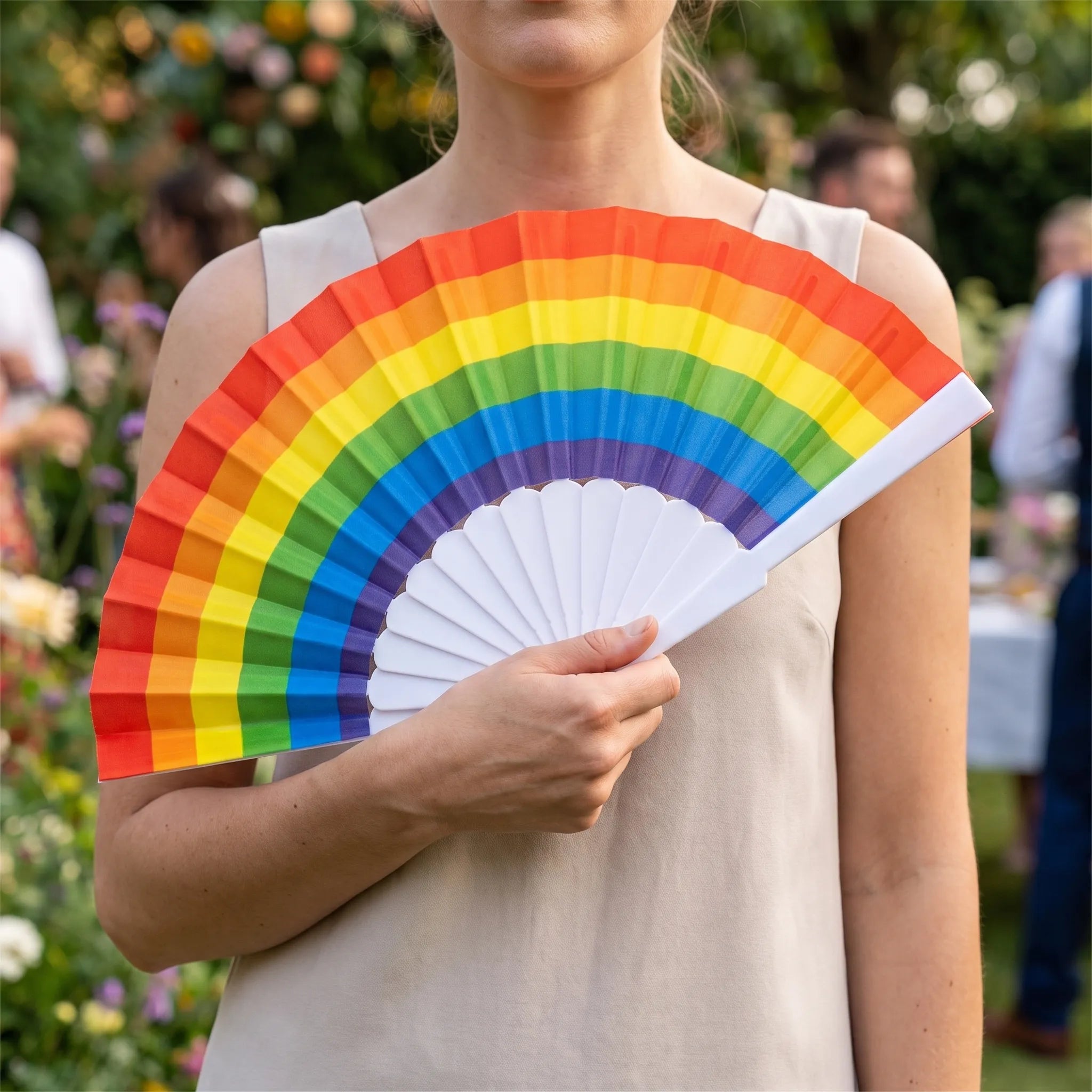 Nordspur | VividBreeze Foldable Rainbow Hand Held Fan