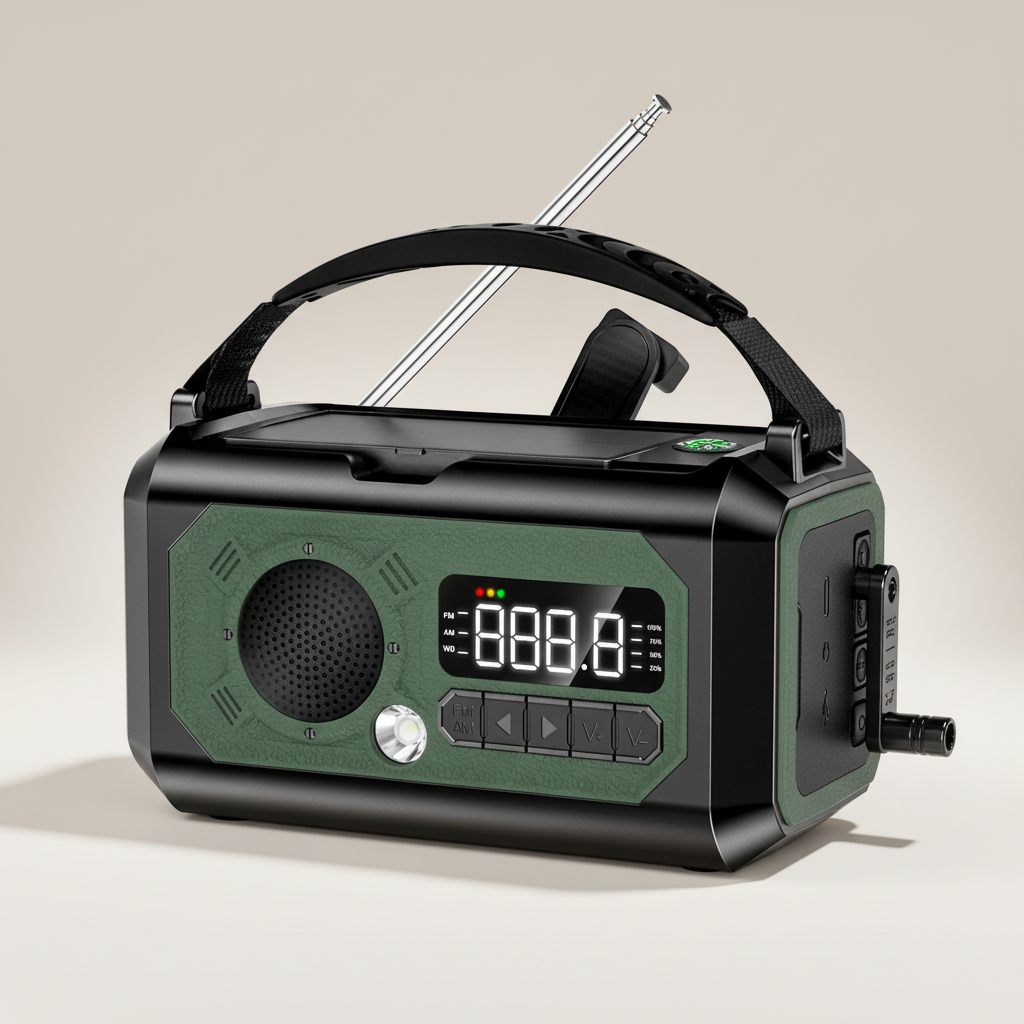 Nordspur | VoltGuardo Portable Solar Crank Radio