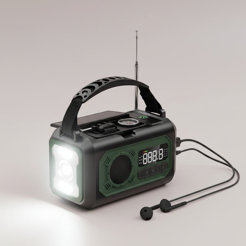 Nordspur | VoltGuardo Portable Solar Crank Radio