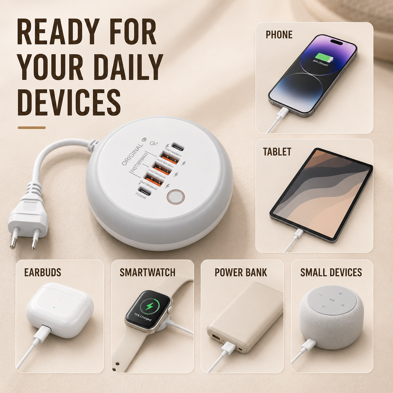 Nordspur | Voltella Multiport USB Travel Charger