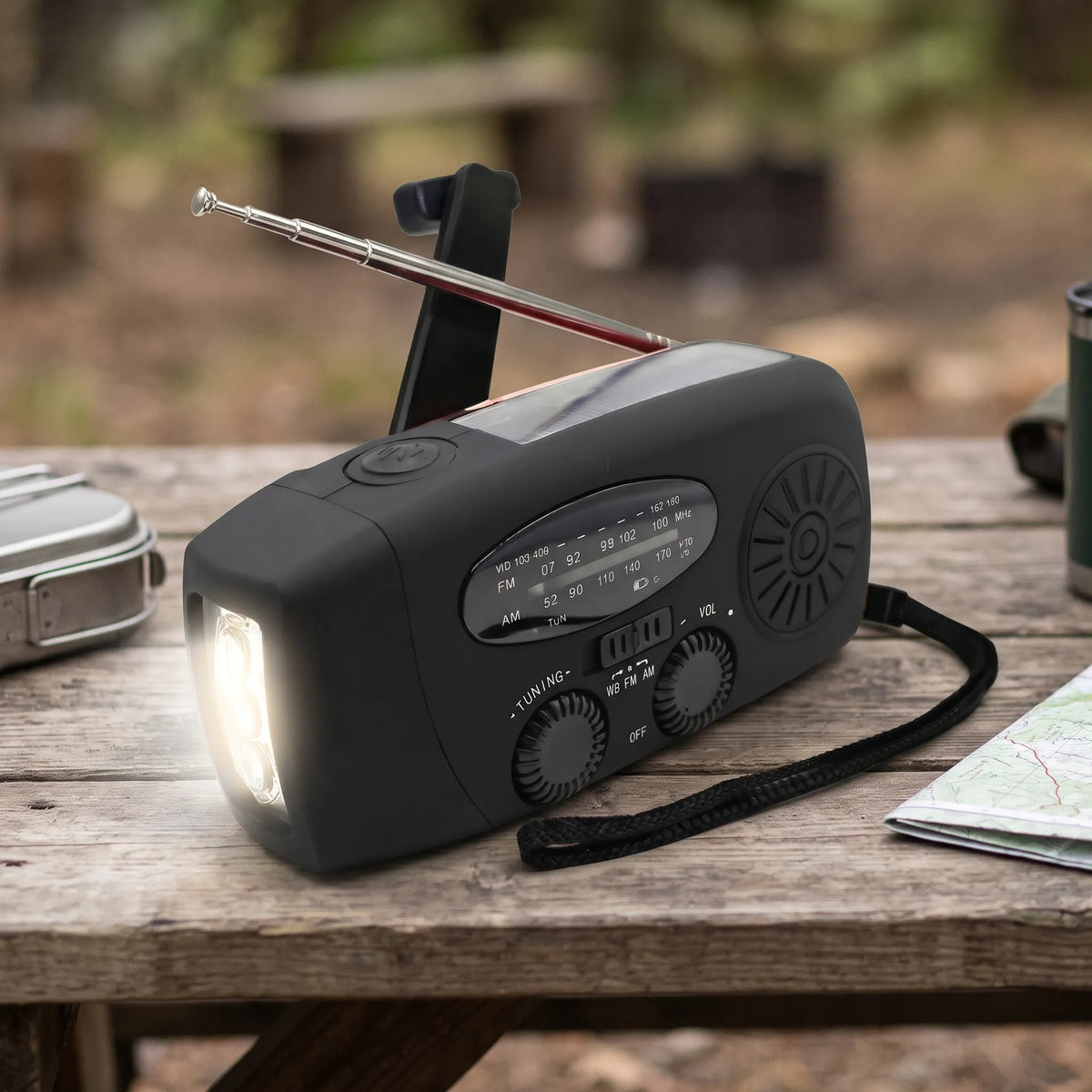 Nordspur | Voltrel Portable Hand-Crank Emergency Radio