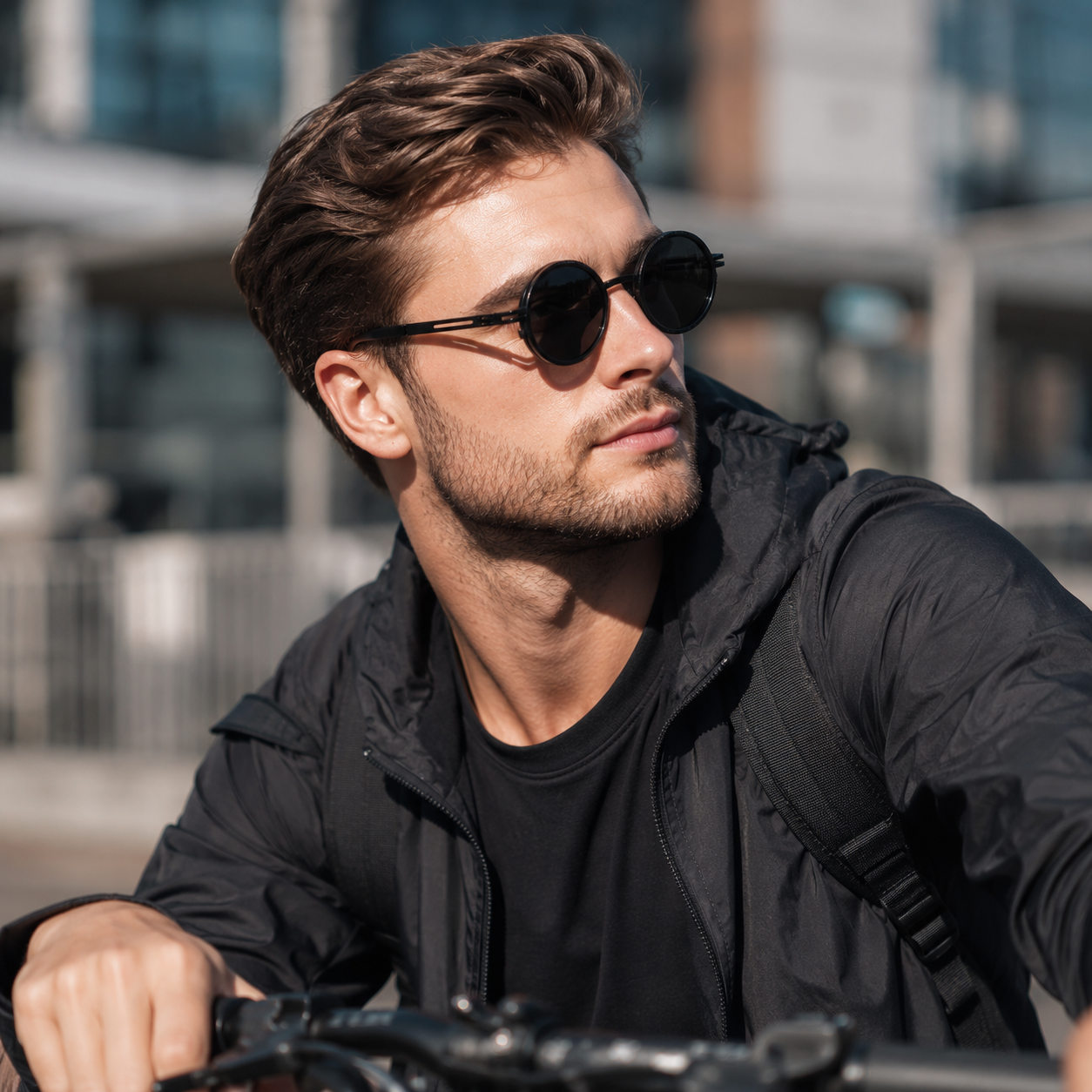 Nordspur | Vortexyn Round Punk Steampunk Dimming Sunglasses