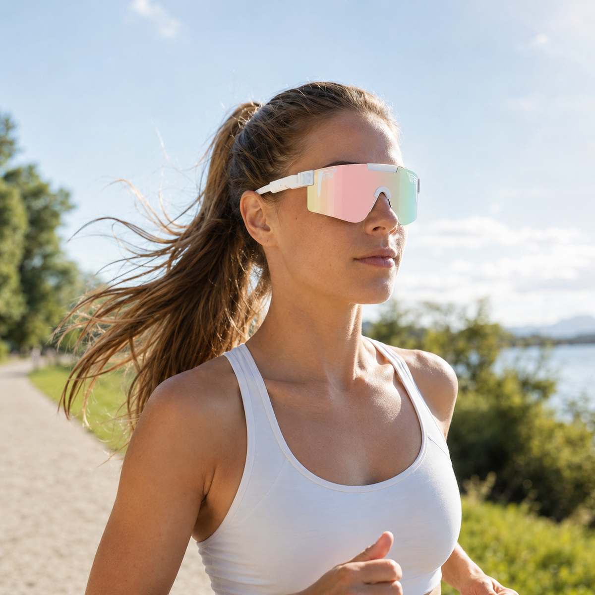 Nordspur | Vyndra Oversized Sport Shield Sunglasses