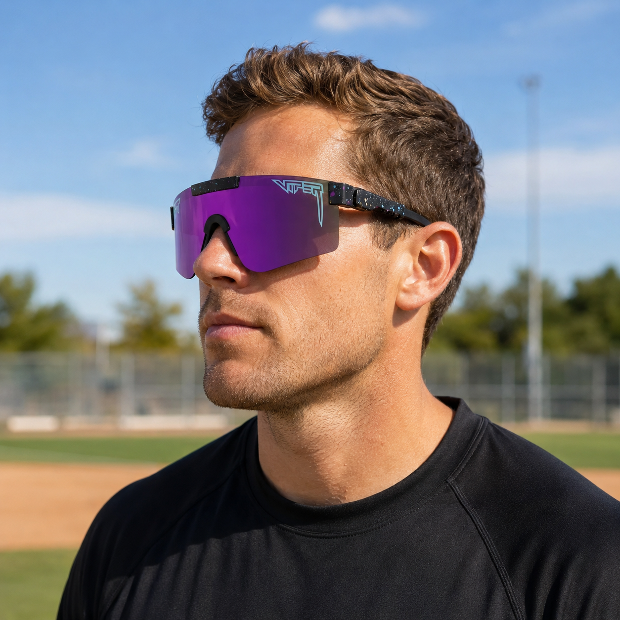 Nordspur | Vyndra Oversized Sport Shield Sunglasses