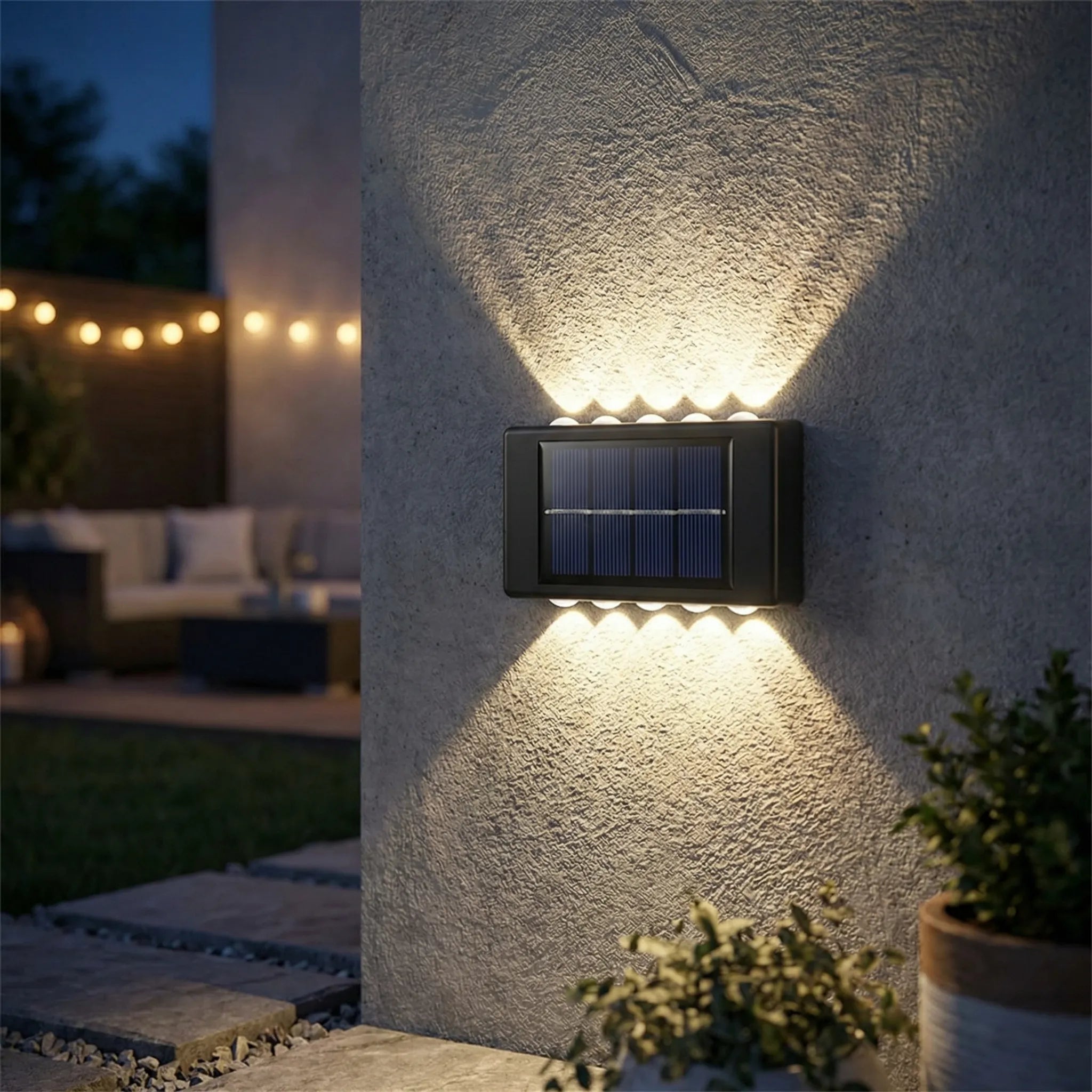 Nordspur | Wallglow Solar-Powered Outdoor Up-Down Wall Light