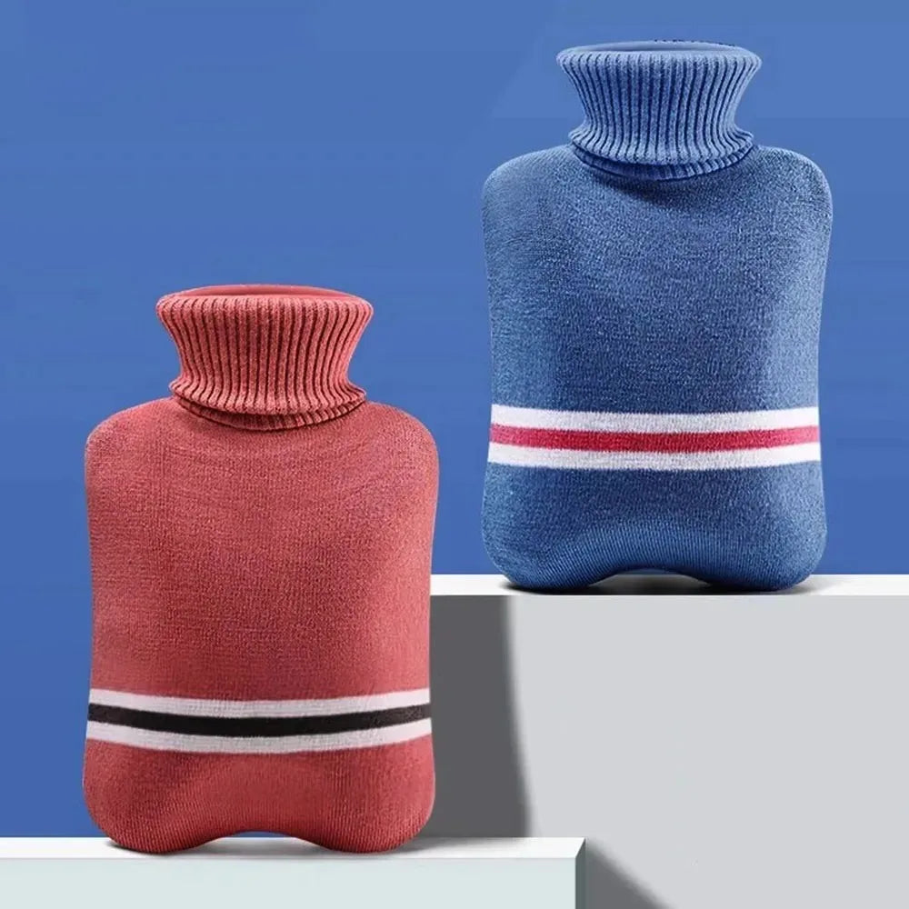 Nordspur | Warmis Traditional Ribbed Hot Water Bottle With Cover