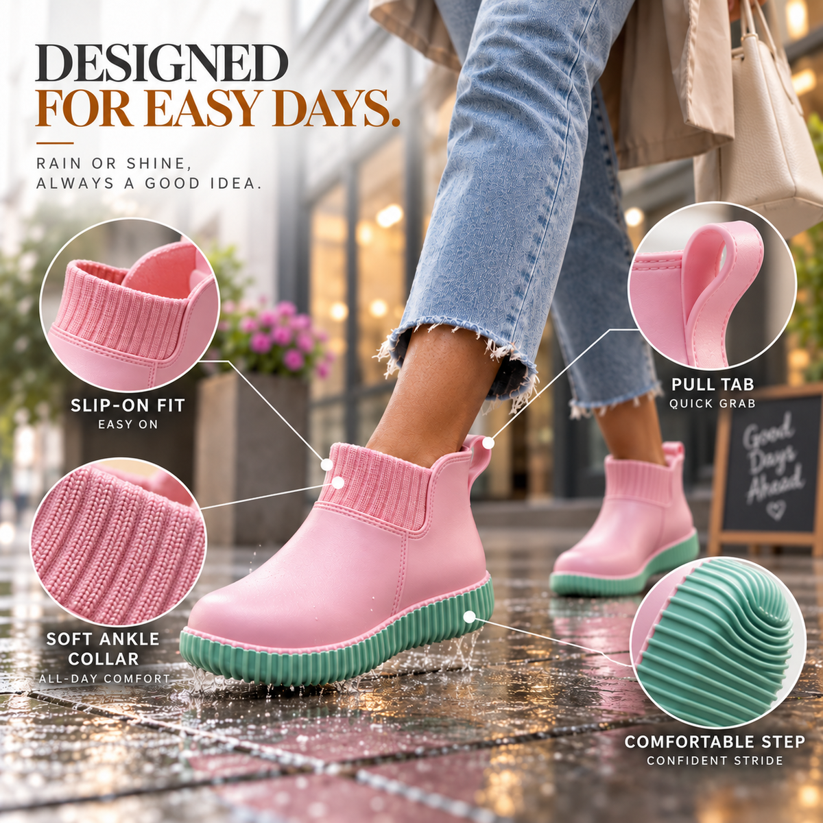Nordspur | Waterproof Ankle Rain Boots