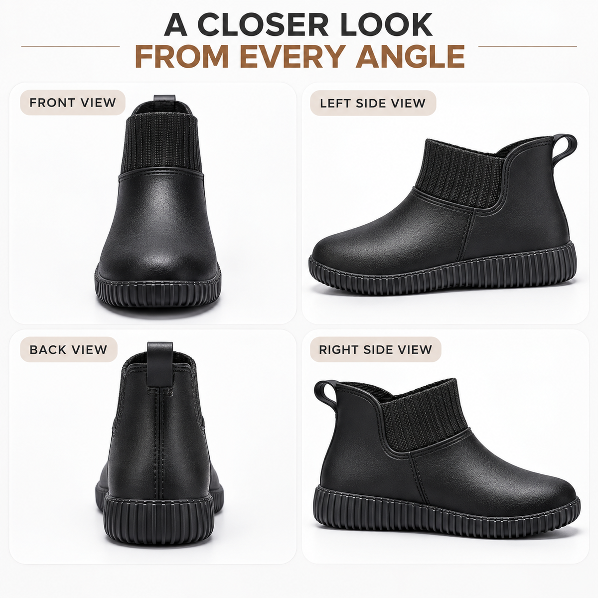 Nordspur | Waterproof Ankle Rain Boots