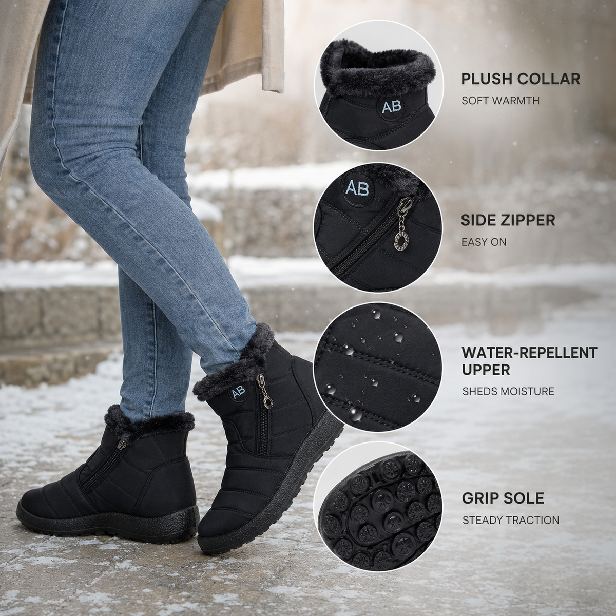 Nordspur | Waterproof Ankle Winter Boots