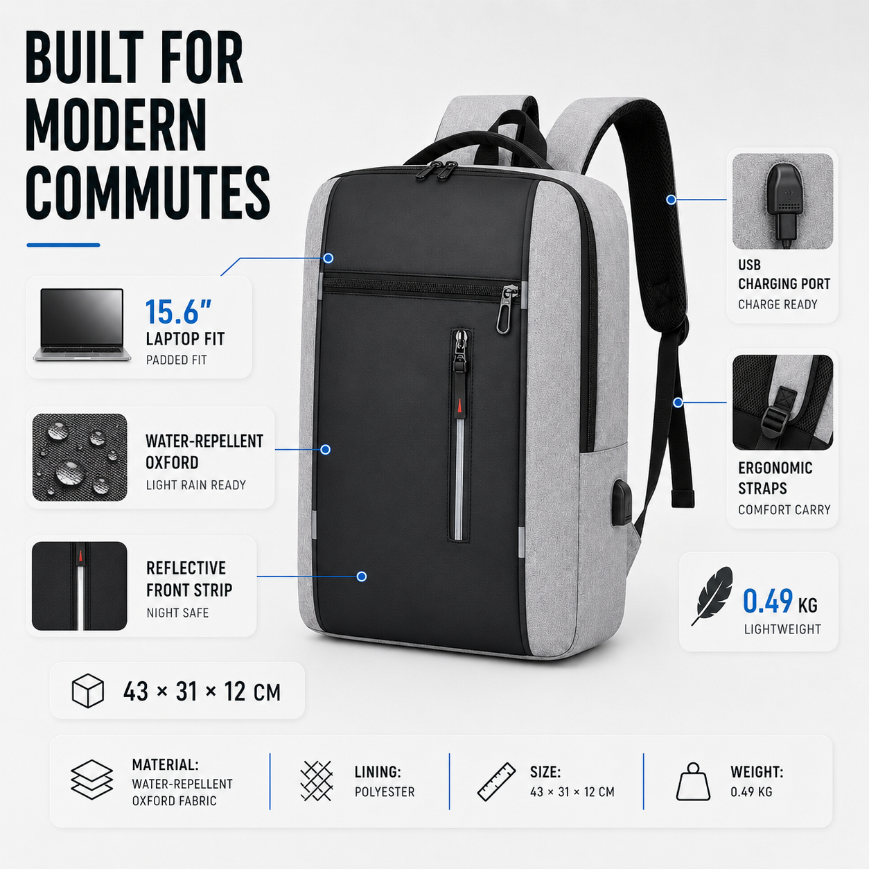 Nordspur | Waterproof Business Backpack