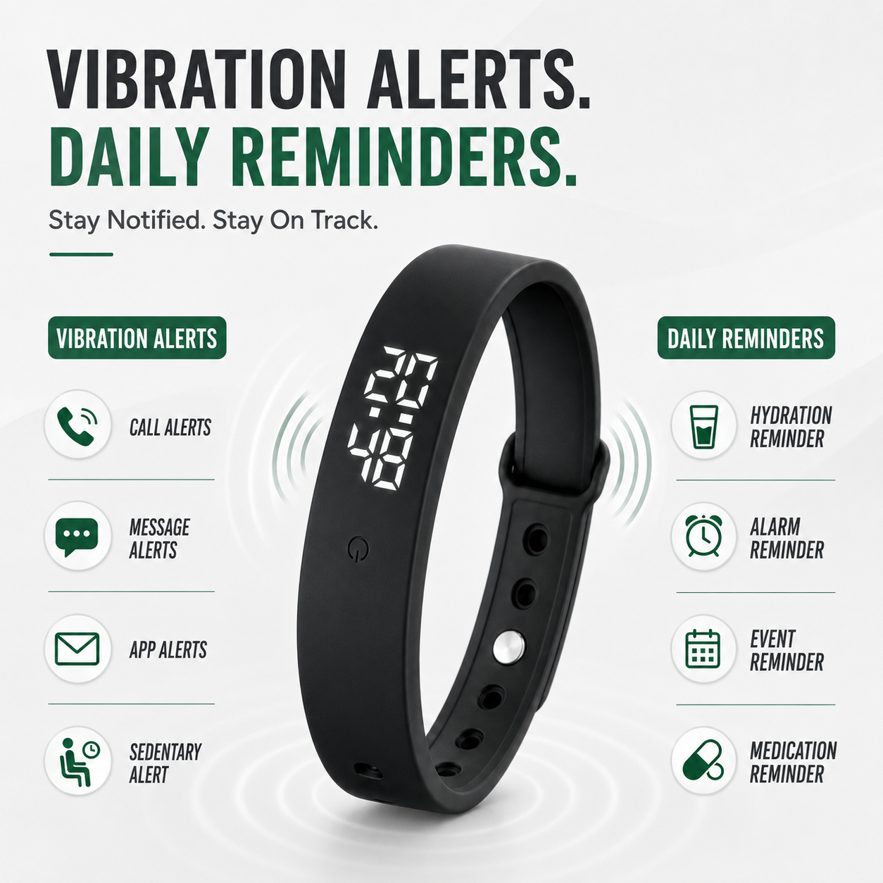 Nordspur | Waterproof Silicone Strap Smartwatch