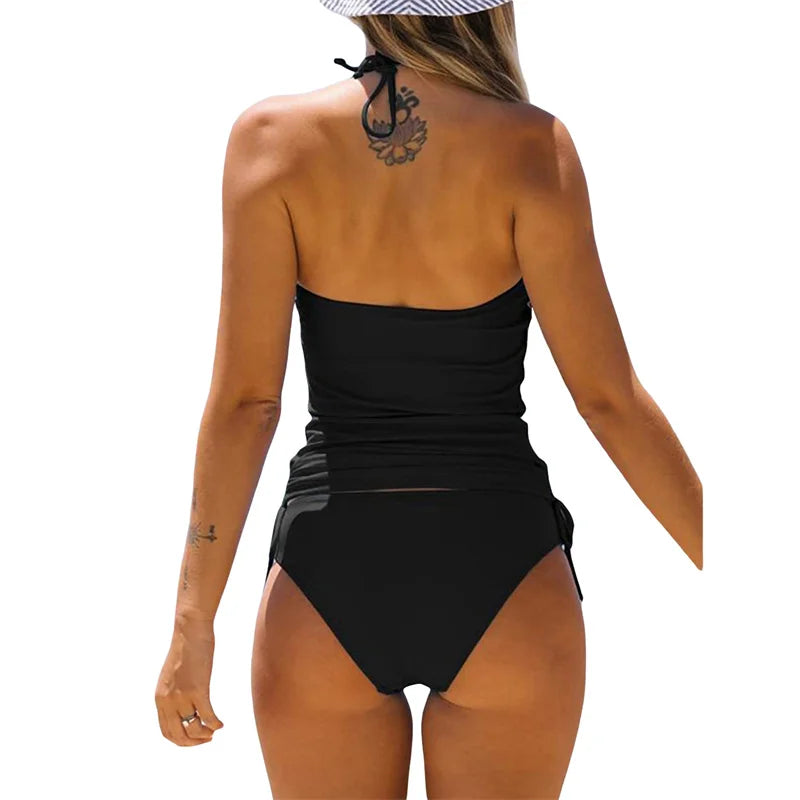 Nordspur | WaveLounge Bright Solid Colour Two-Piece Swimming Bikini Set
