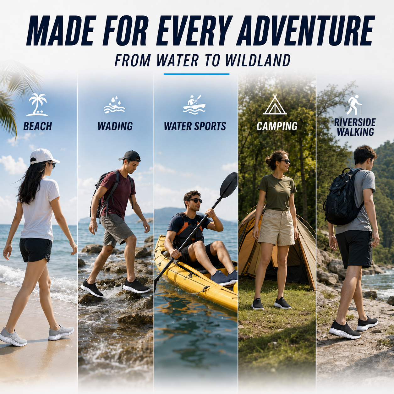 Nordspur | Waverun Lightweight Breathable Water Sports Shoe