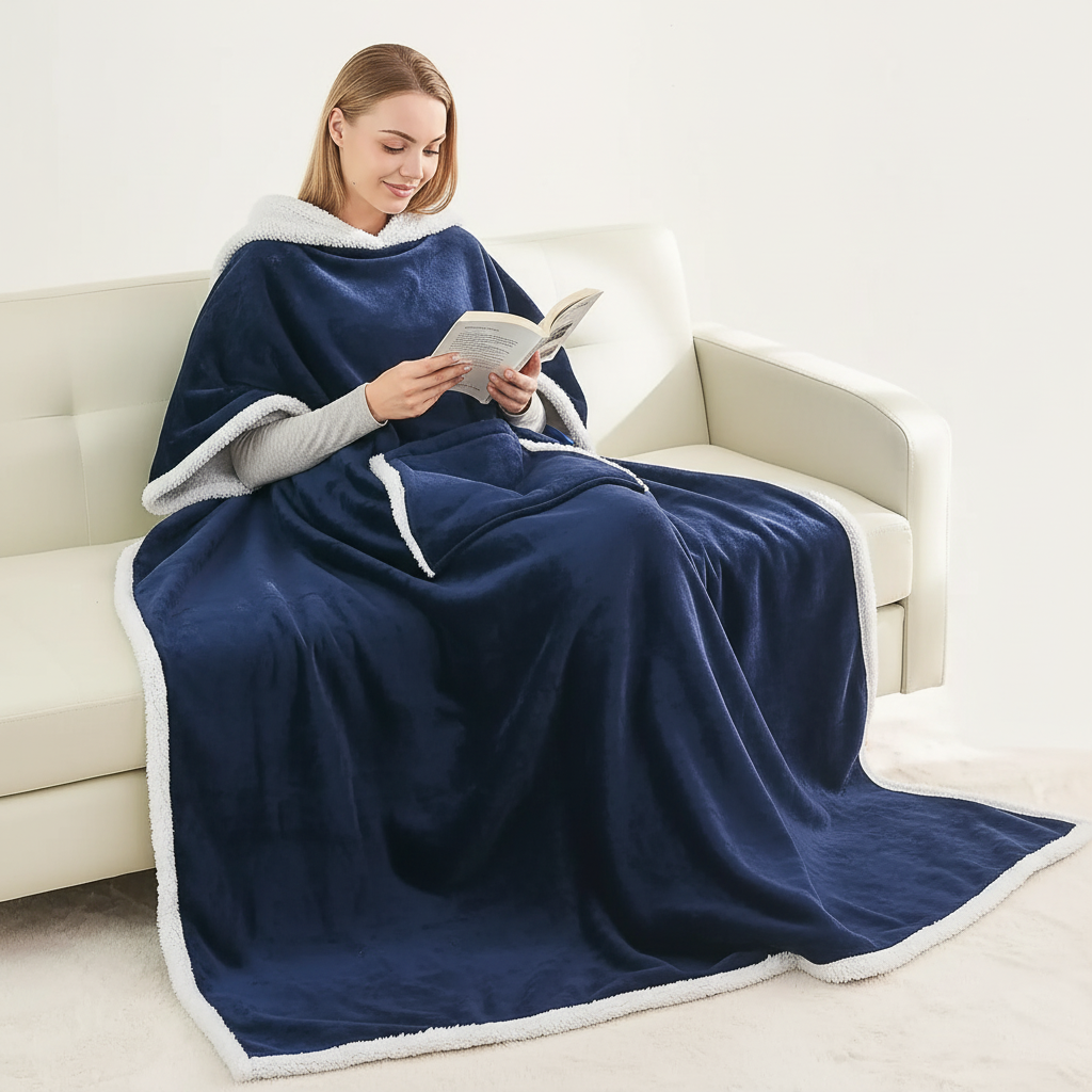 Nordspur | Wearable Sherpa Lined Blanket