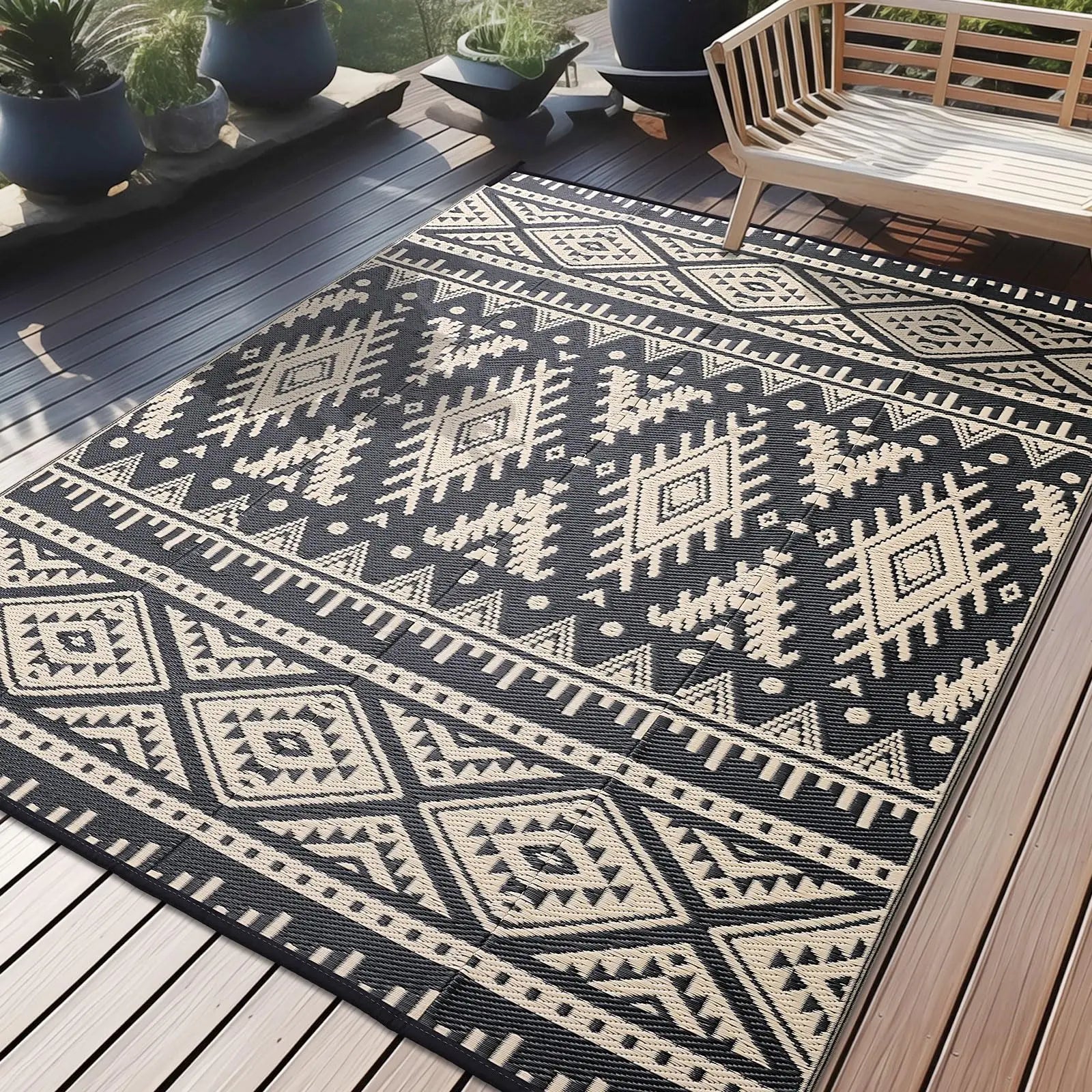 Nordspur | Weavella Reversible Geometric Outdoor Rug