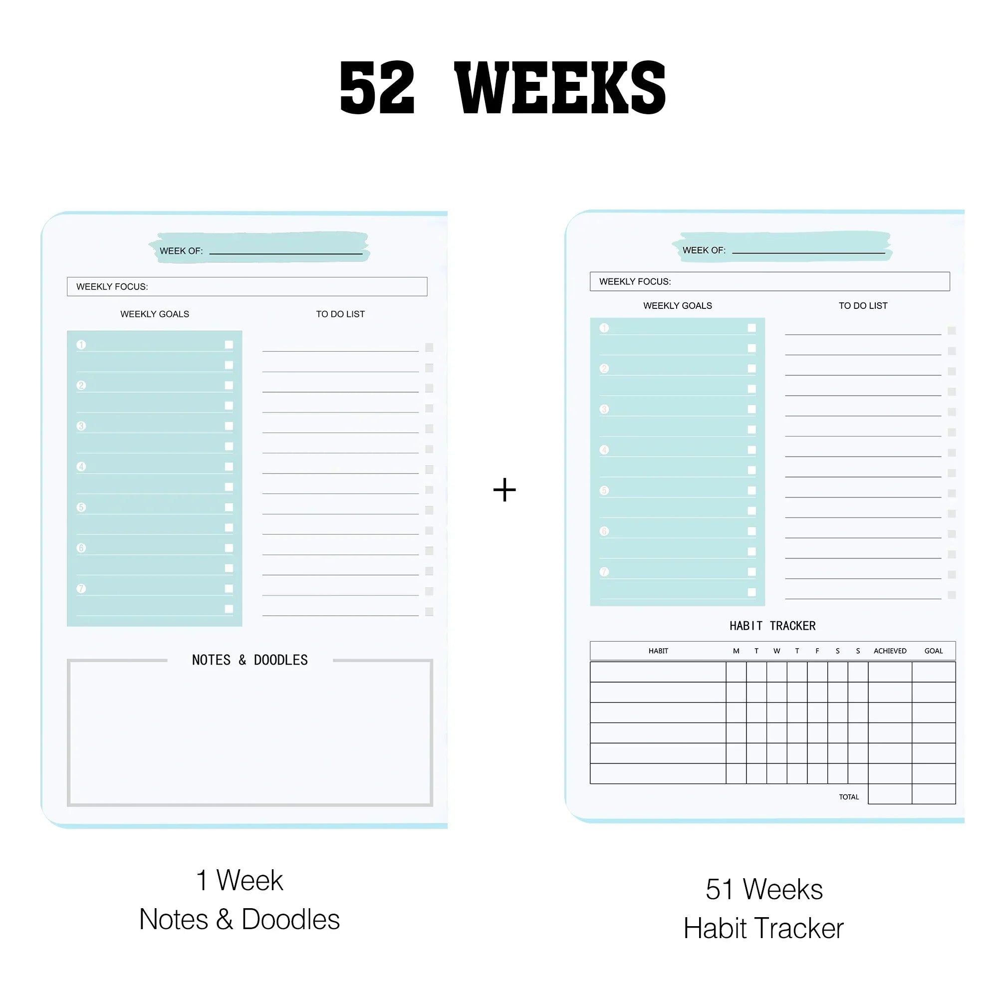 Nordspur | Weeklore Undated Spiral Weekly Planner