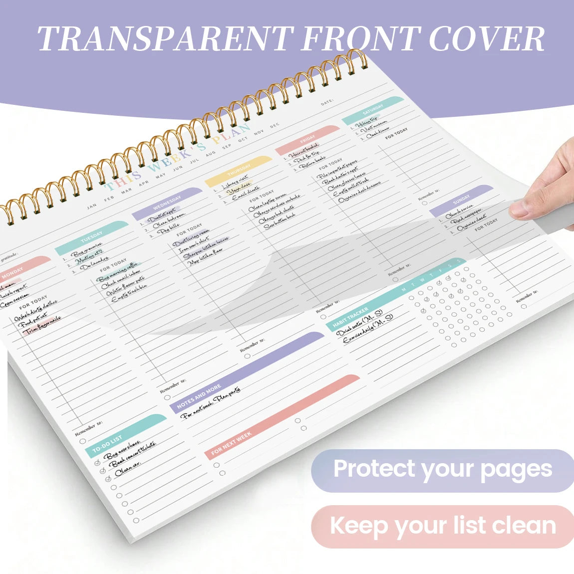 Nordspur | Weeklyce Undated Weekly Planner Pad