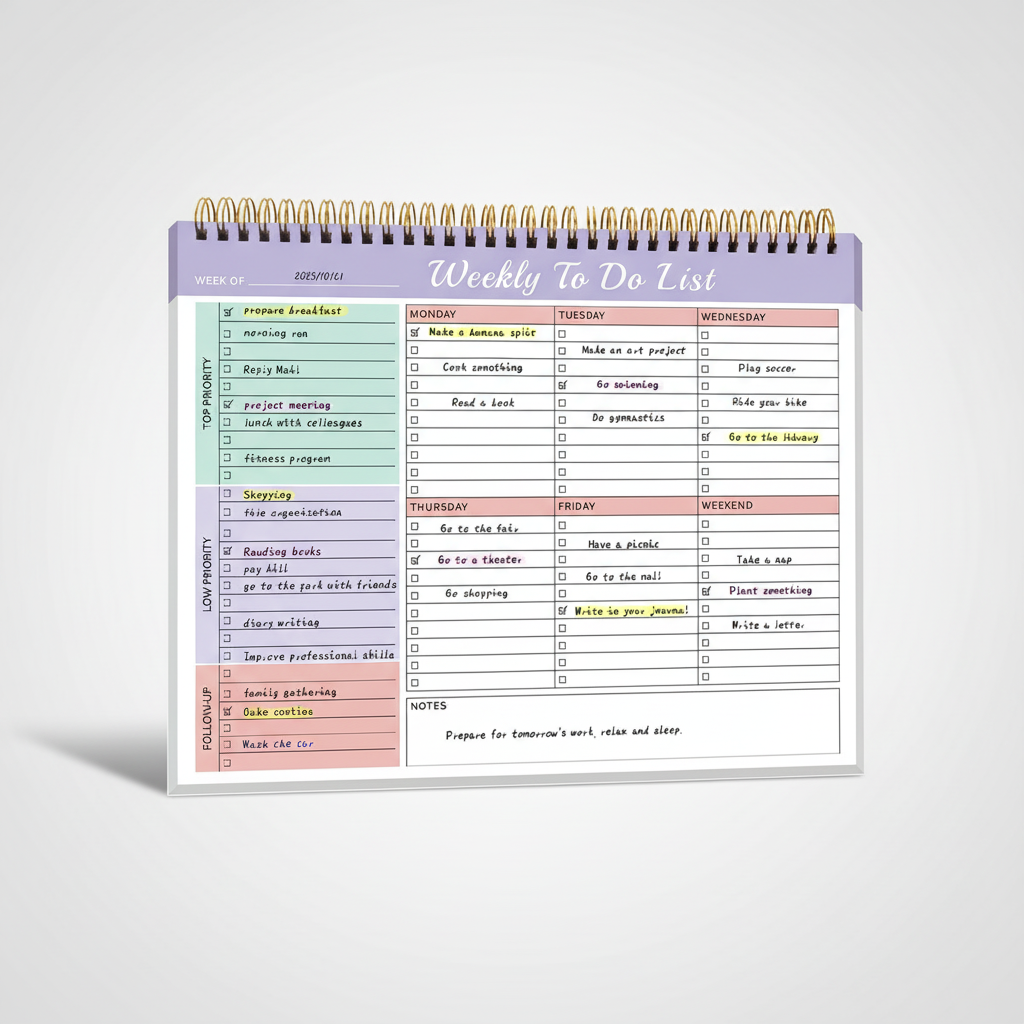 Nordspur | Weeklyce Undated Weekly Planner Pad