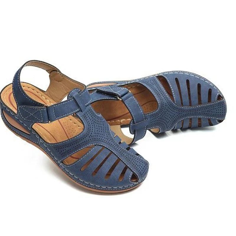 Nordspur | Welvara Closed-Toe Wedge Sandal For Women