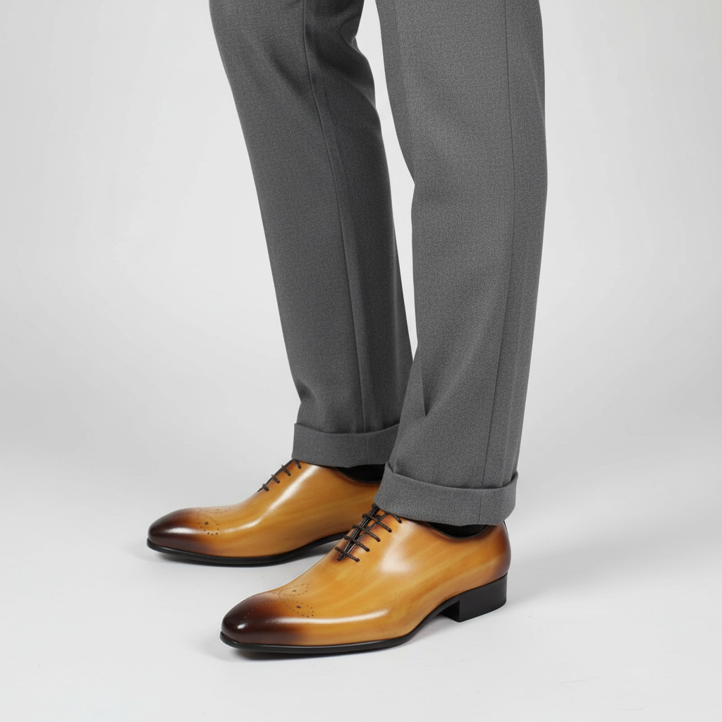 Nordspur | Whole Cut Oxford Leather Shoe